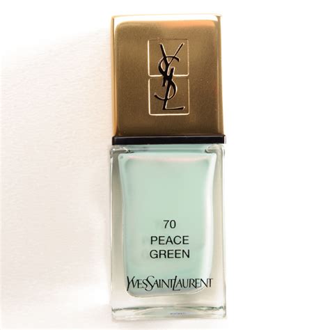 ysl peace green la laque